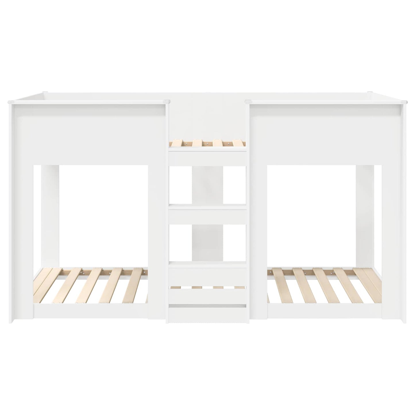 Bunk Bed for Kids White 90 x 190 cm Engineered Wood