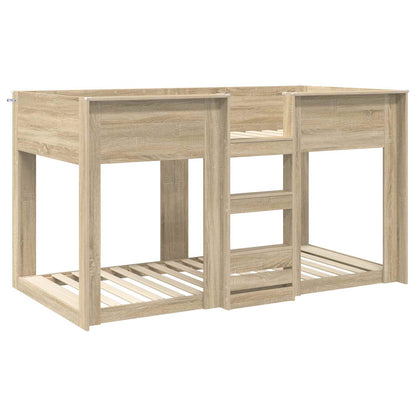 Bunk Bed for Kids Sonoma Oak 90 x 190 cm Engineered Wood