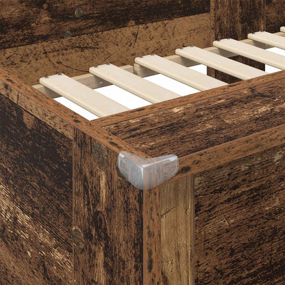 Bunk Bed for Kids Old Wood 90 x 190 cm Engineered Wood