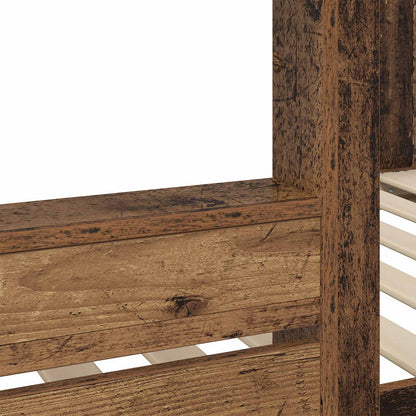 Bunk Bed for Kids Old Wood 90 x 190 cm Engineered Wood