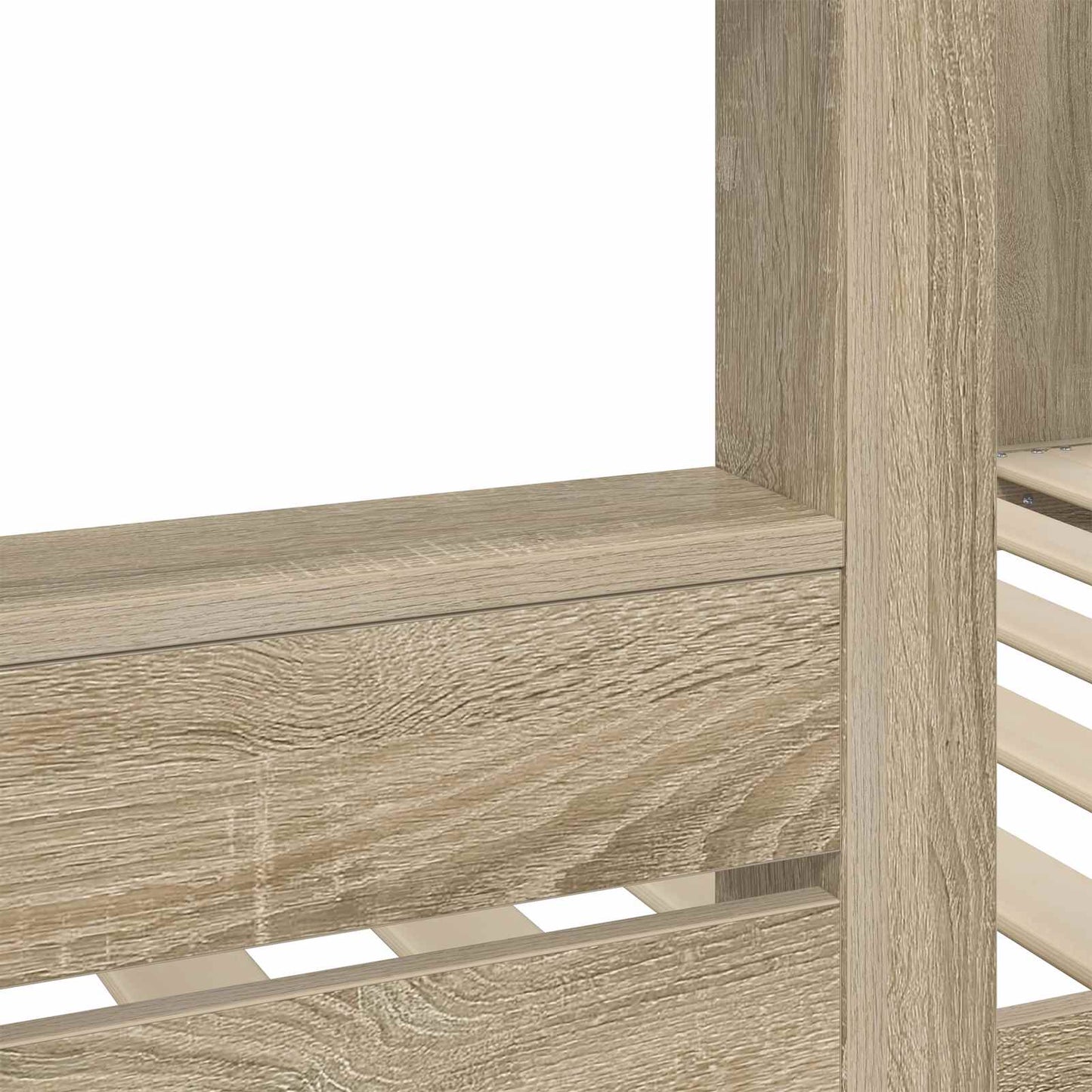 Bunk Bed for Kids Sonoma Oak 80 x 200 cm Engineered Wood