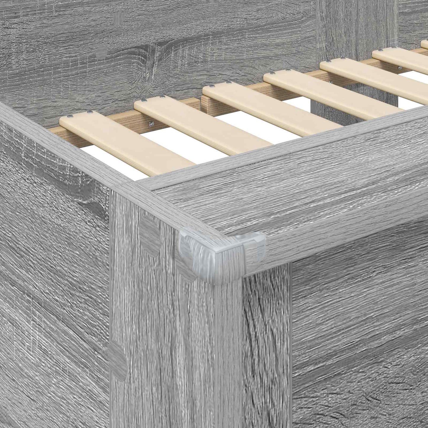 Bunk Bed for Kids Grey Sonoma 80 x 200 cm Engineered Wood