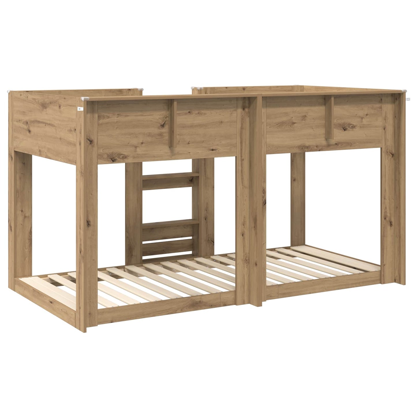 Bunk Bed for Kids Artisan Oak 80 x 200 cm Engineered Wood