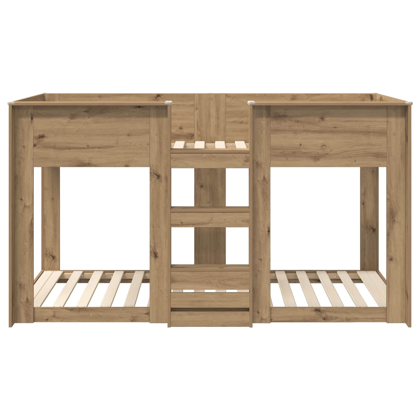 Bunk Bed for Kids Artisan Oak 80 x 200 cm Engineered Wood
