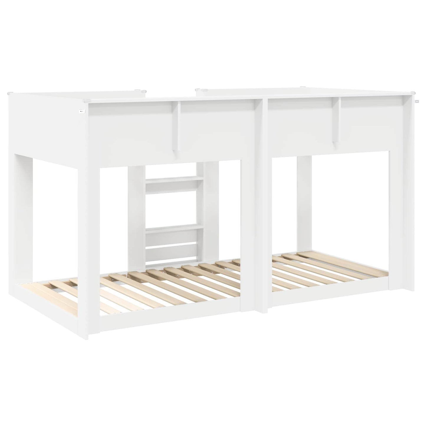 Bunk Bed for Kids White 90 x 200 cm Engineered Wood