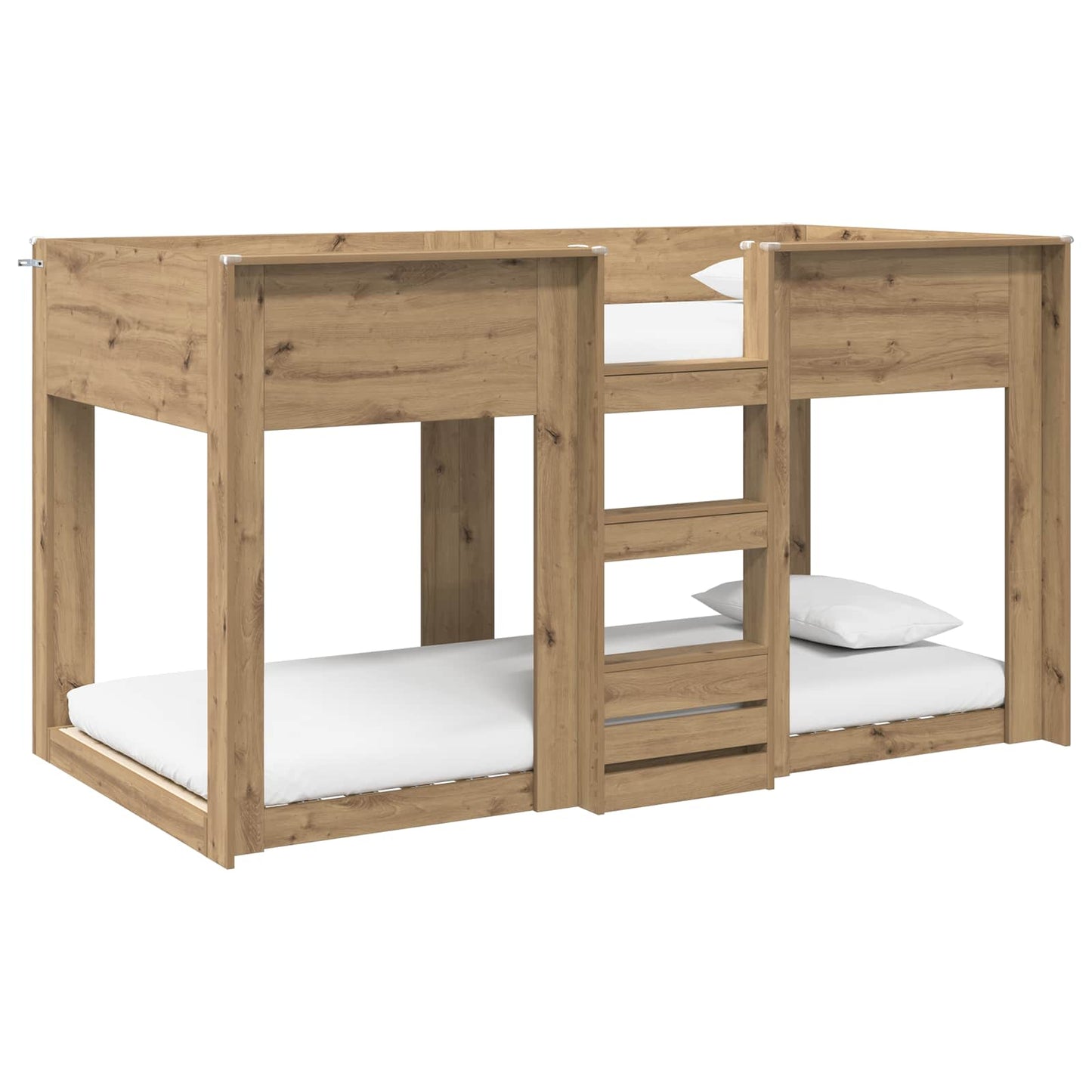 Bunk Bed for Kids Artisan Oak 90 x 200 cm Engineered Wood