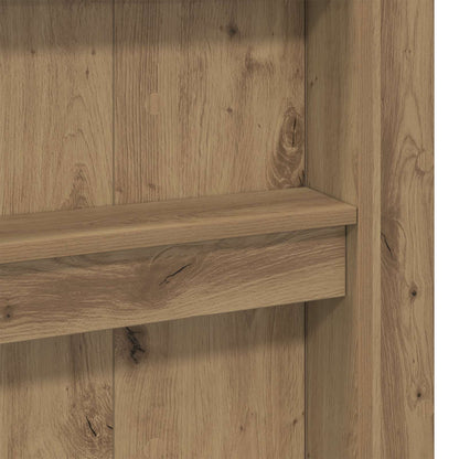 Loft Bed Frame with Desk with Storage Artisan Oak 80 x 200 cm