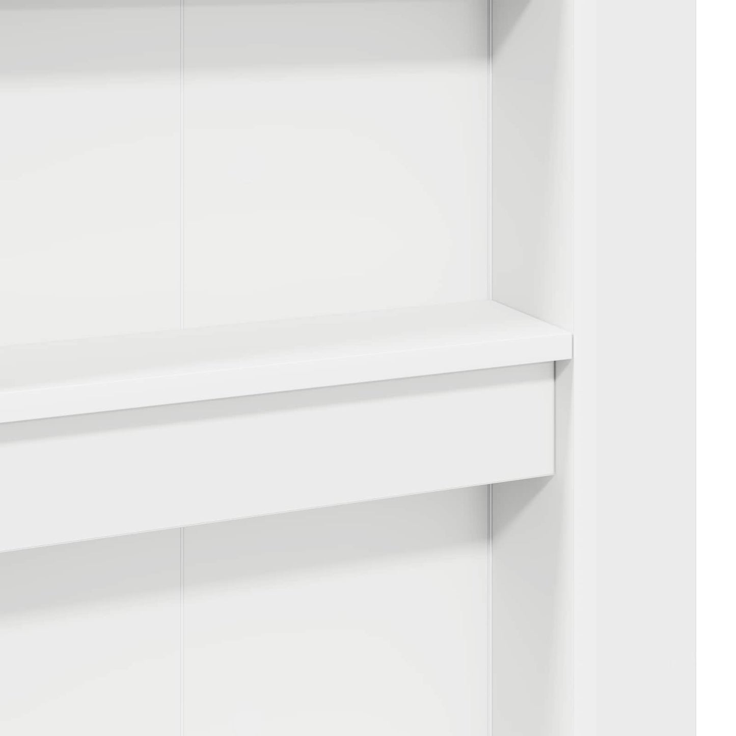 Loft Bed Frame with Desk White 100 x 200 cm Engineered Wood