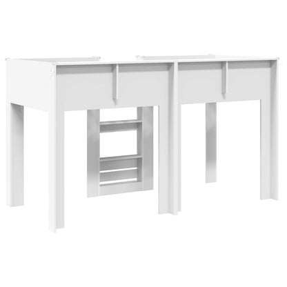 Bunk Bed for Kids White 75 x 190 cm Engineered wood