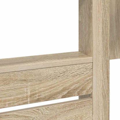 Bunk Bed for Kids Sonoma Oak 75 x 190 cm Engineered wood
