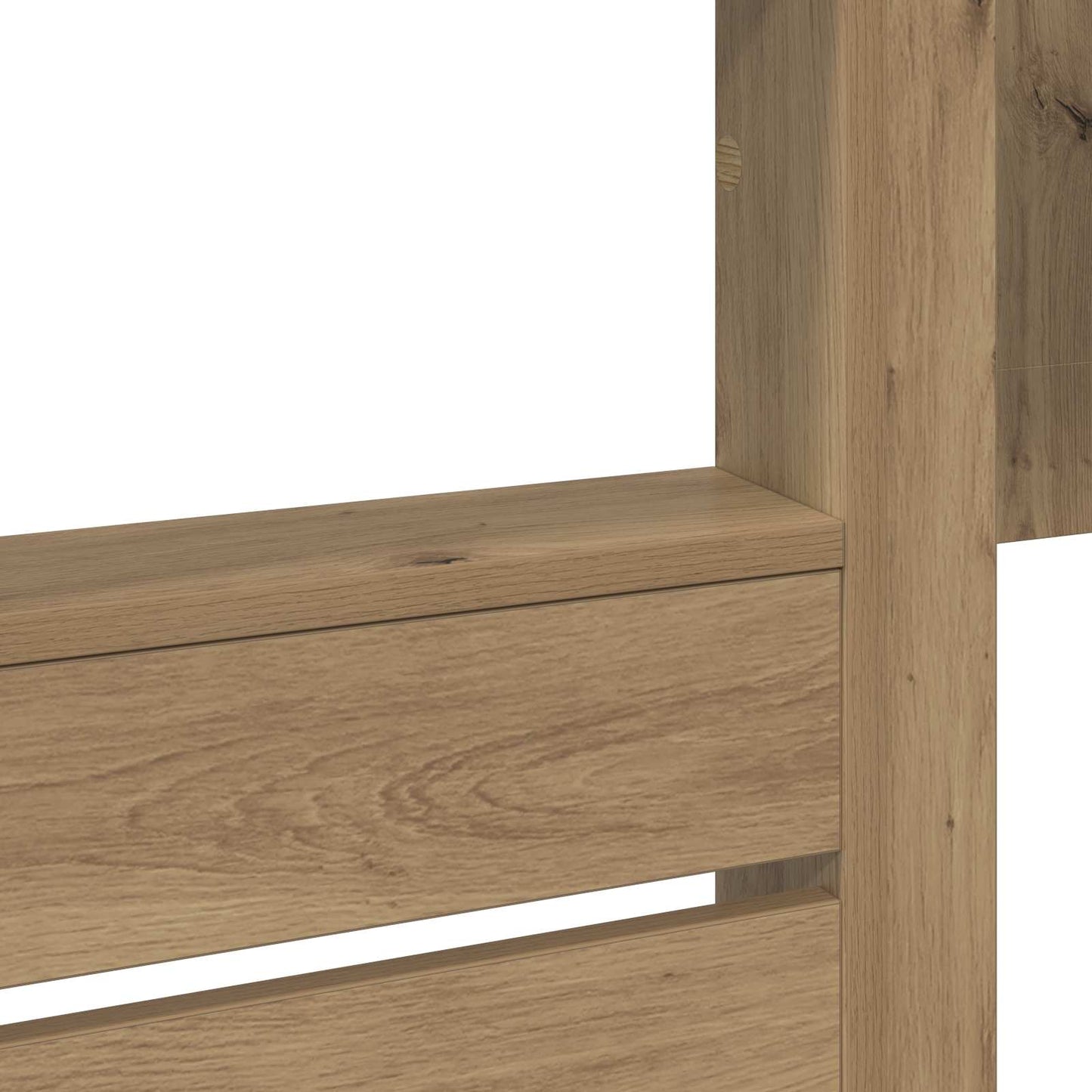 Bunk Bed for Kids Artisan Oak 75 x 190 cm Engineered wood