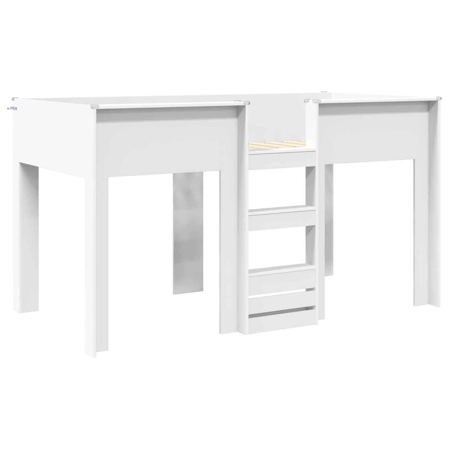 Bunk Bed for Kids White 90 x 190 cm Engineered wood