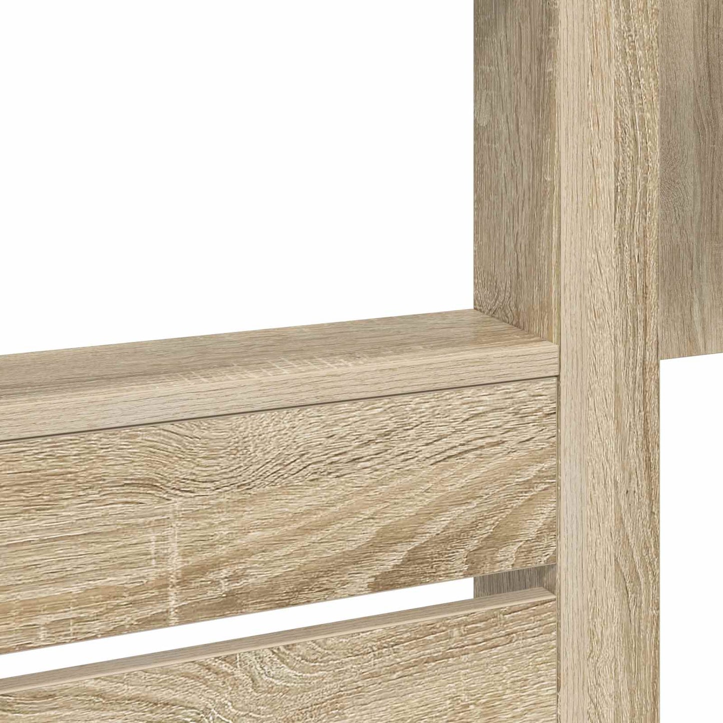 Bunk Bed for Kids Sonoma Oak 90 x 190 cm Engineered wood