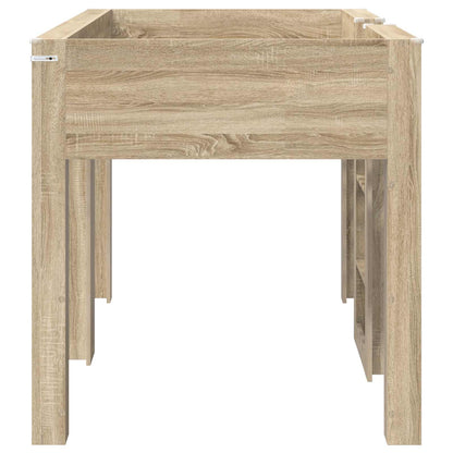 Bunk Bed for Kids Sonoma Oak 90 x 190 cm Engineered wood