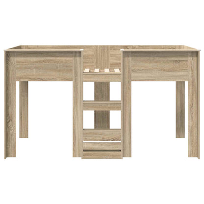 Bunk Bed for Kids Sonoma Oak 80 x 200 cm Engineered wood