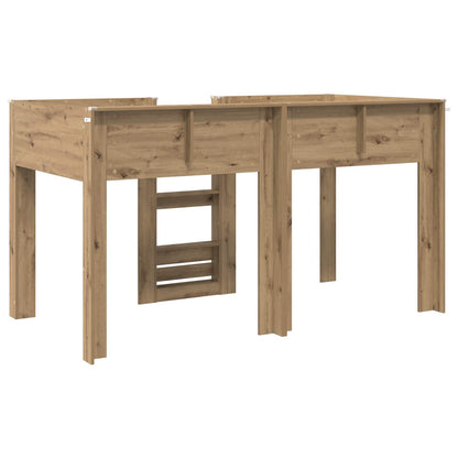 Bunk Bed for Kids Artisan Oak 80 x 200 cm Engineered wood