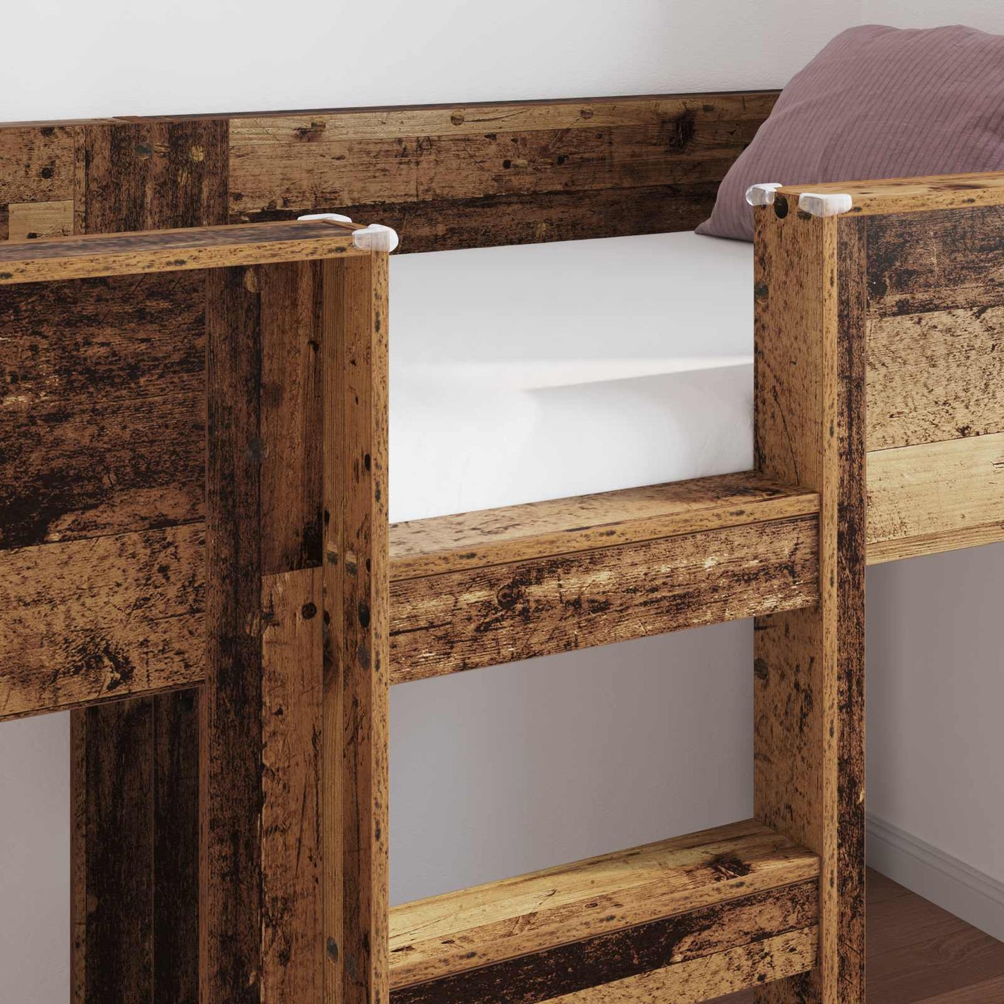 Bunk Bed for Kids Old Wood 90 x 200 cm Engineered wood