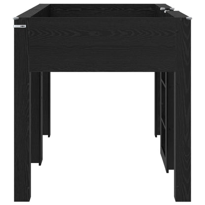 Bunk Bed for Kids Black Oak 100 x 200 cm Engineered wood