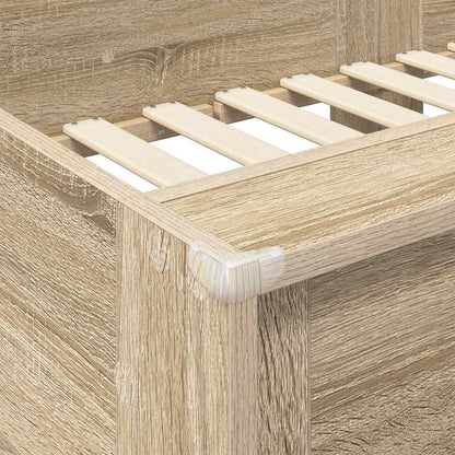 Bunk Bed for Kids Sonoma Oak 100 x 200 cm Engineered wood