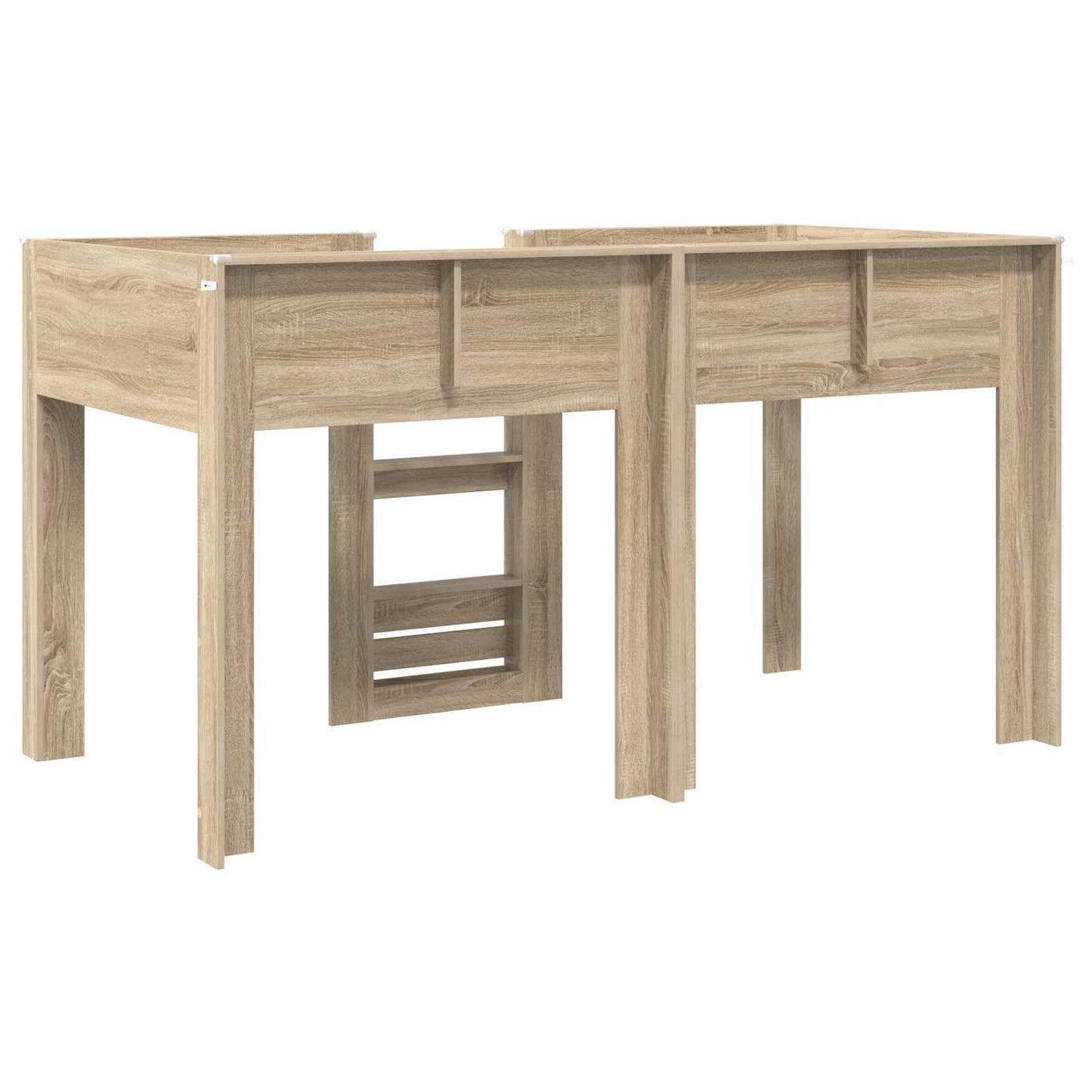 Bunk Bed for Kids Sonoma Oak 100 x 200 cm Engineered wood