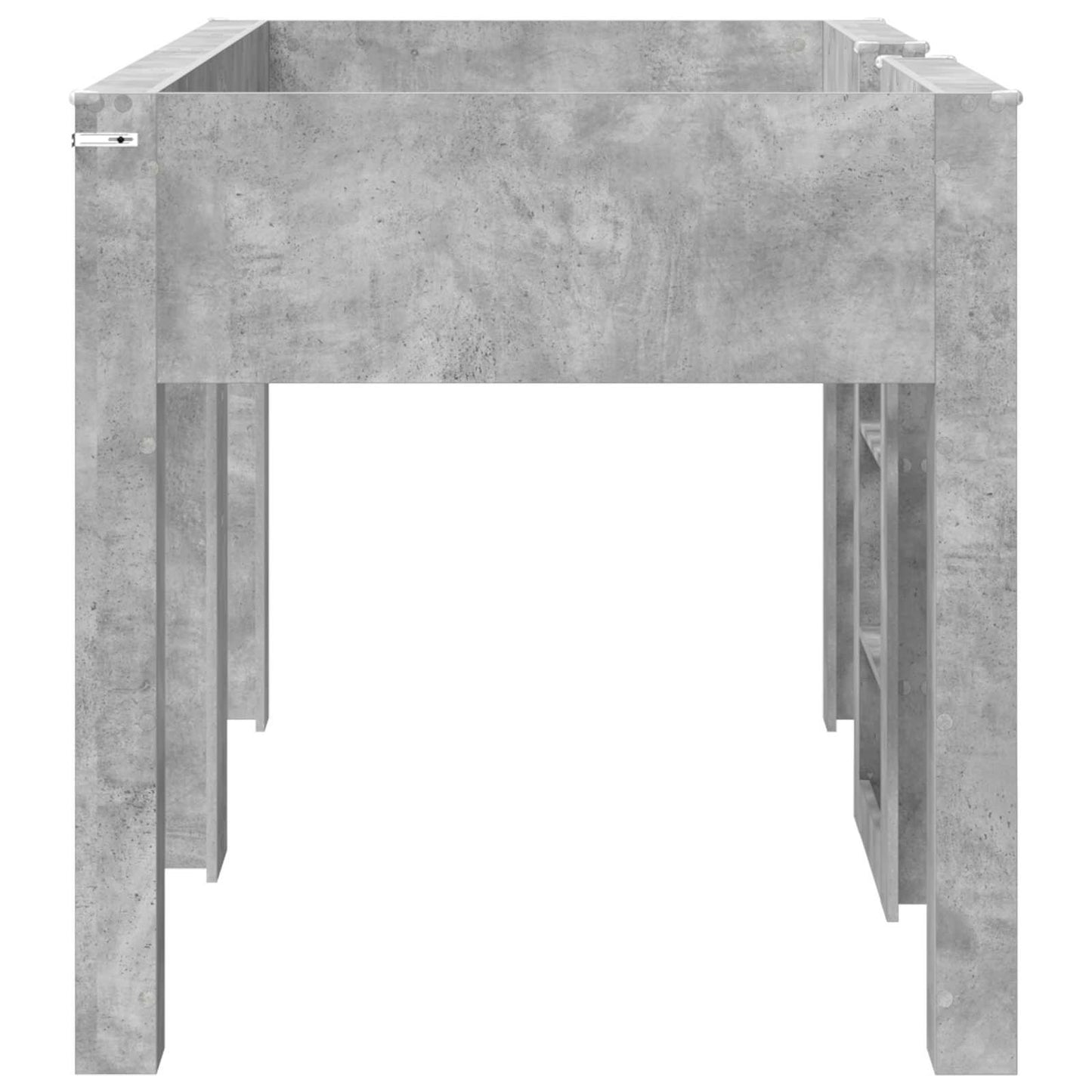 Bunk Bed for Kids Concrete Grey 100 x 200 cm Engineered wood