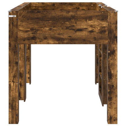 Bunk Bed for Kids Smoked Oak 100 x 200 cm Engineered wood