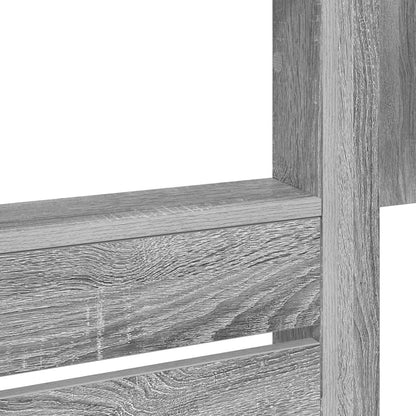 Bunk Bed for Kids Grey Sonoma 100 x 200 cm Engineered wood