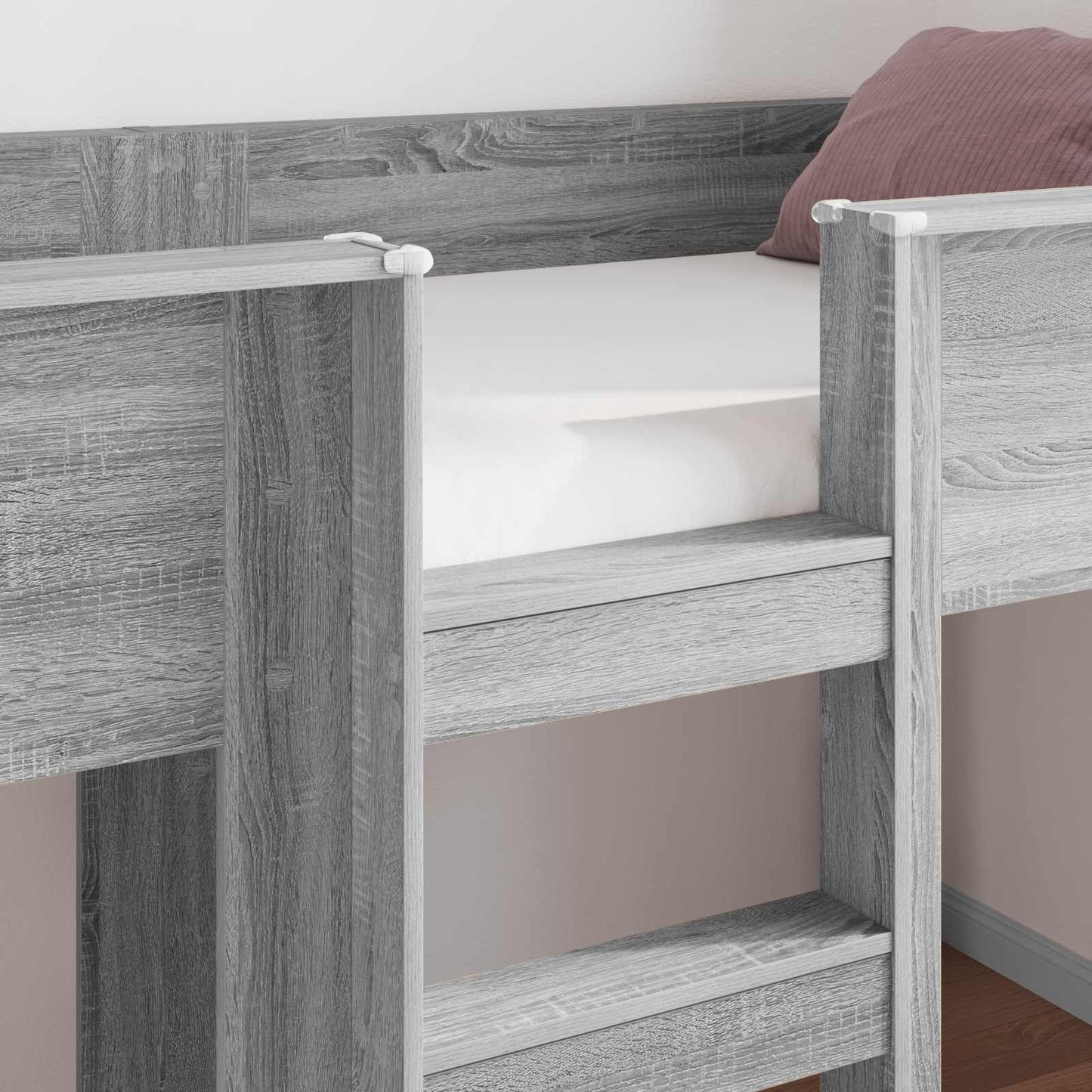 Bunk Bed for Kids Grey Sonoma 100 x 200 cm Engineered wood