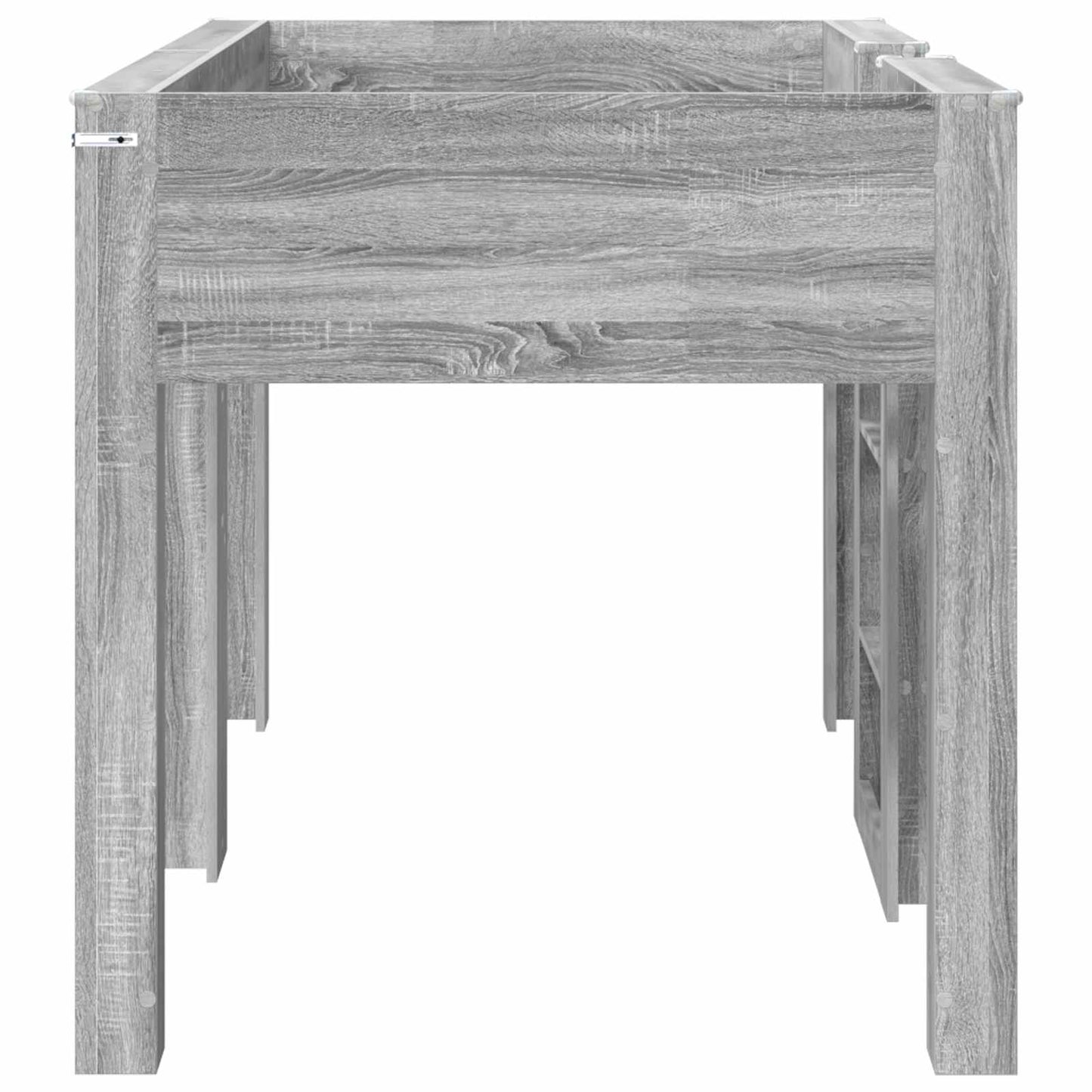 Bunk Bed for Kids Grey Sonoma 100 x 200 cm Engineered wood