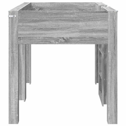 Bunk Bed for Kids Grey Sonoma 100 x 200 cm Engineered wood