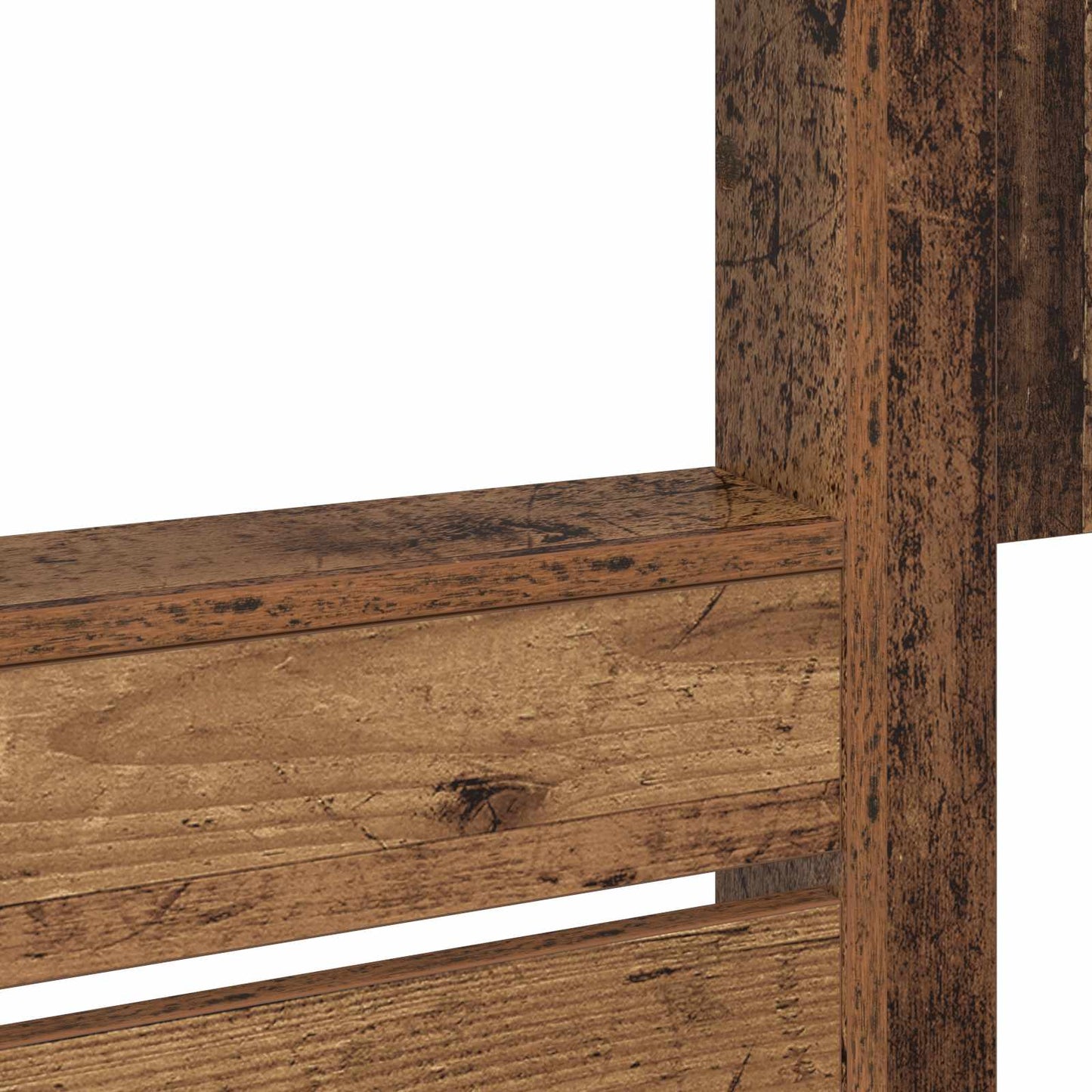 Bunk Bed for Kids Old Wood 100 x 200 cm Engineered wood