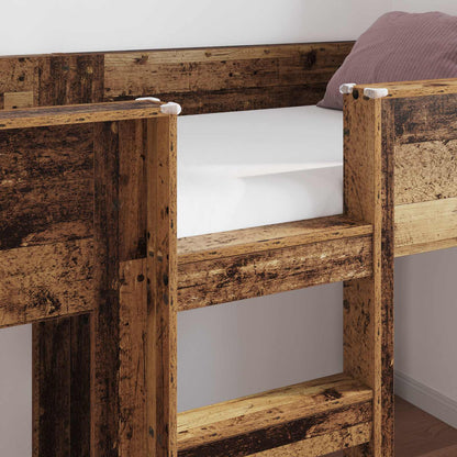 Bunk Bed for Kids Old Wood 100 x 200 cm Engineered wood