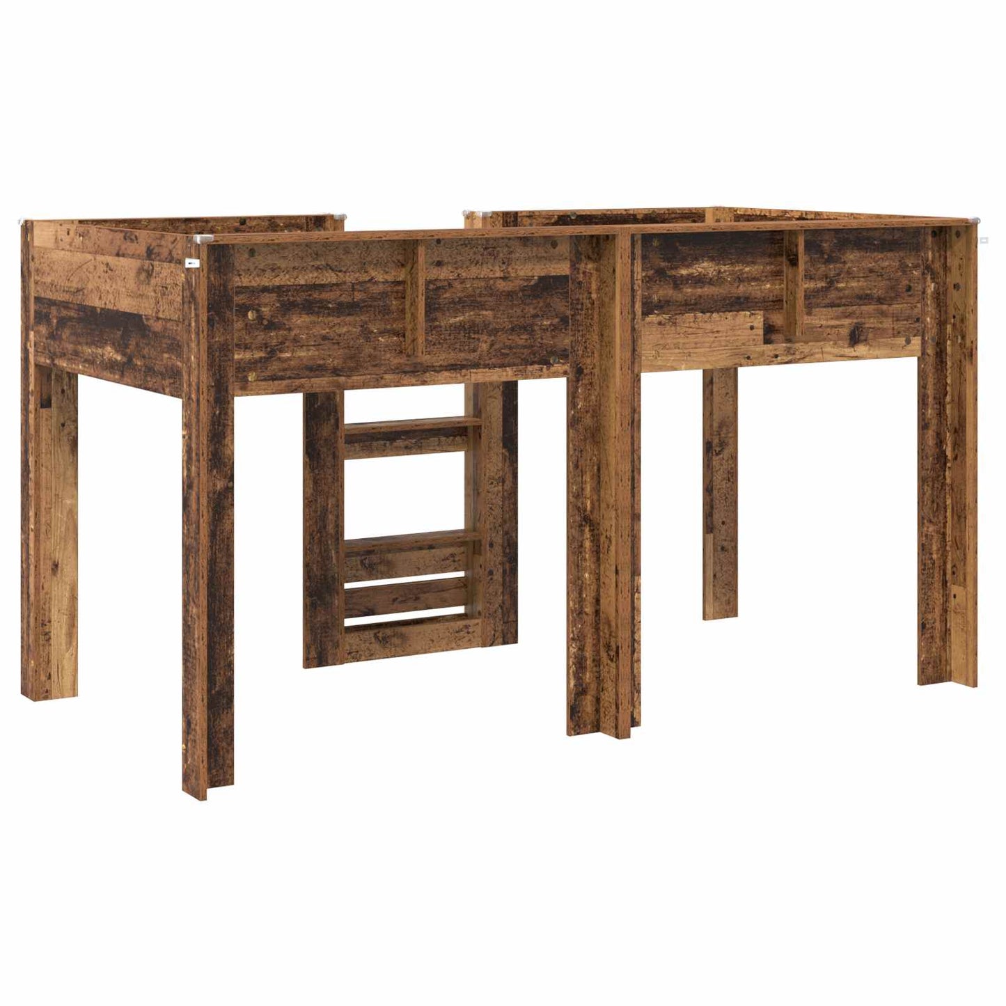 Bunk Bed for Kids Old Wood 100 x 200 cm Engineered wood