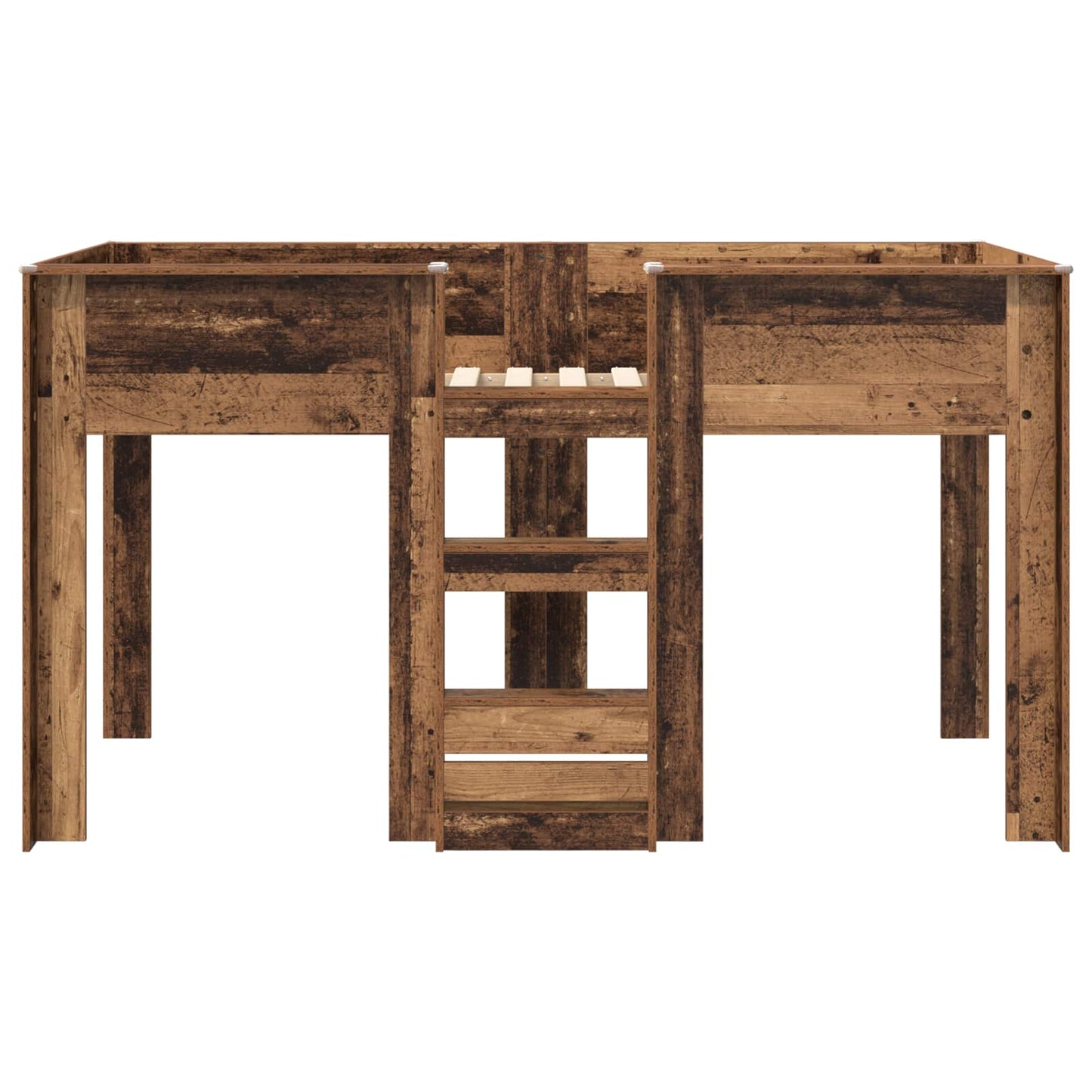 Bunk Bed for Kids Old Wood 100 x 200 cm Engineered wood