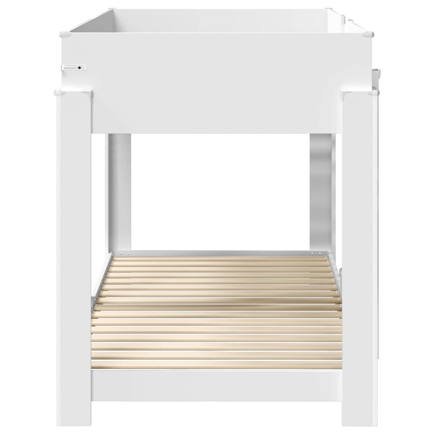 Bunk Bed for Kids White 100 x 200 cm Engineered Wood