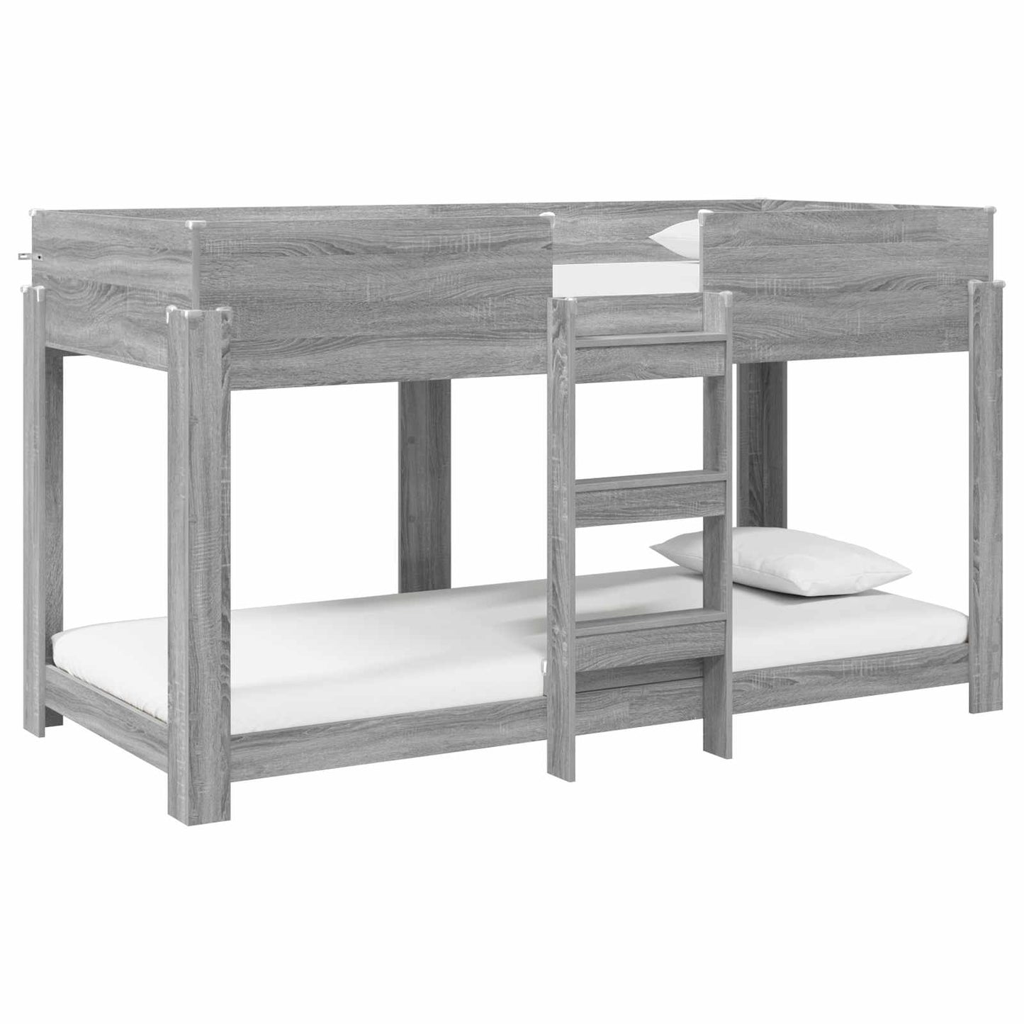 Bunk Bed for Kids Grey Sonoma 100 x 200 cm Engineered Wood