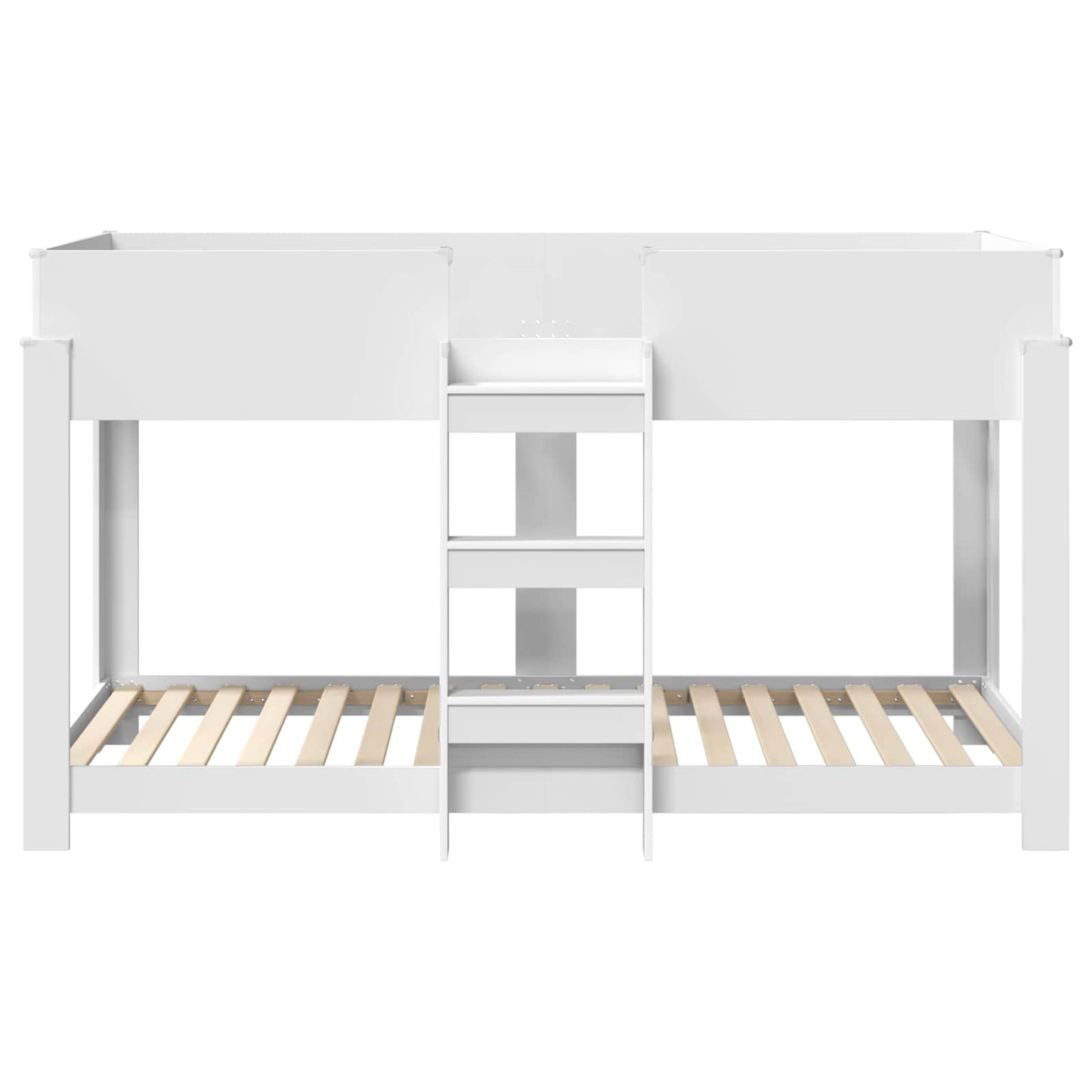 Bunk Bed for Kids White 100 x 200 cm Engineered Wood