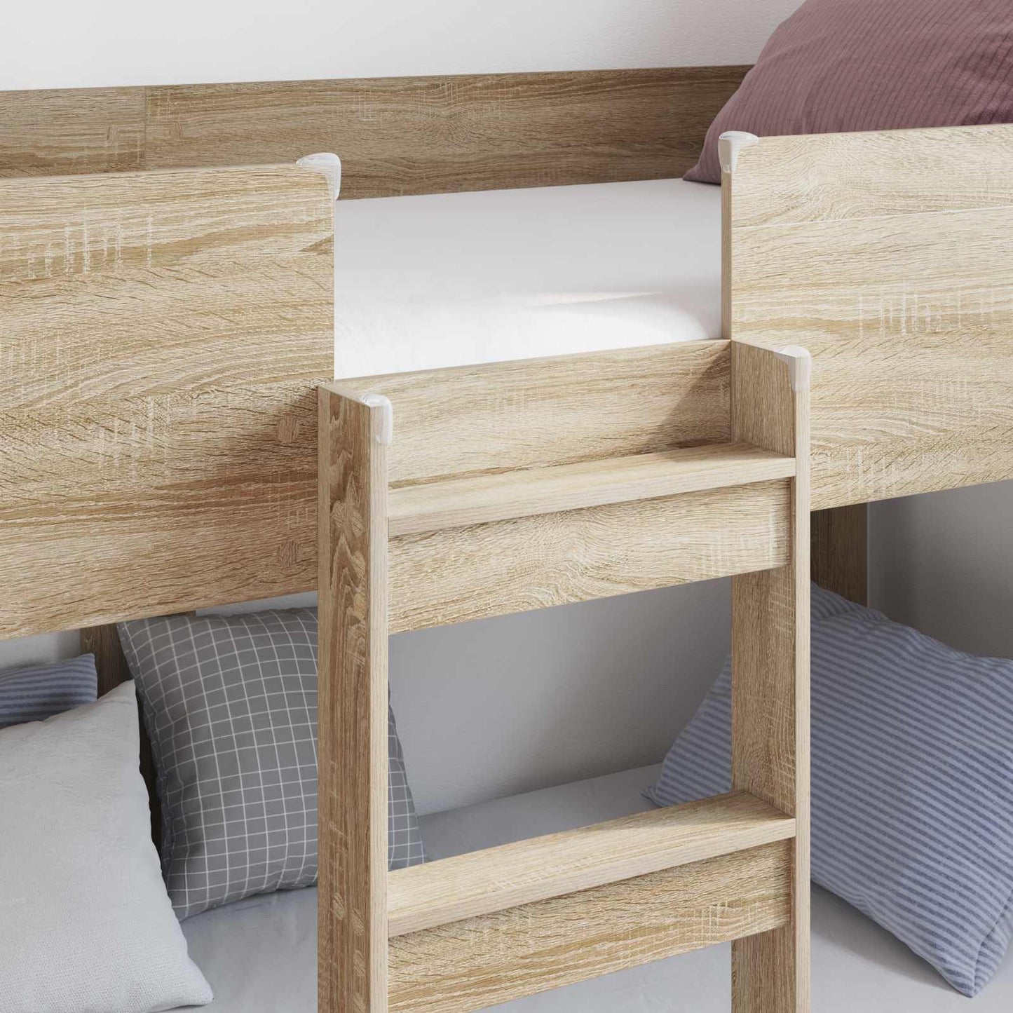 Bunk Bed for Kids Sonoma Oak 90 x 200 cm Engineered Wood