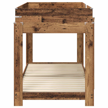 Bunk Bed for Kids Old Wood 90 x 200 cm Engineered Wood