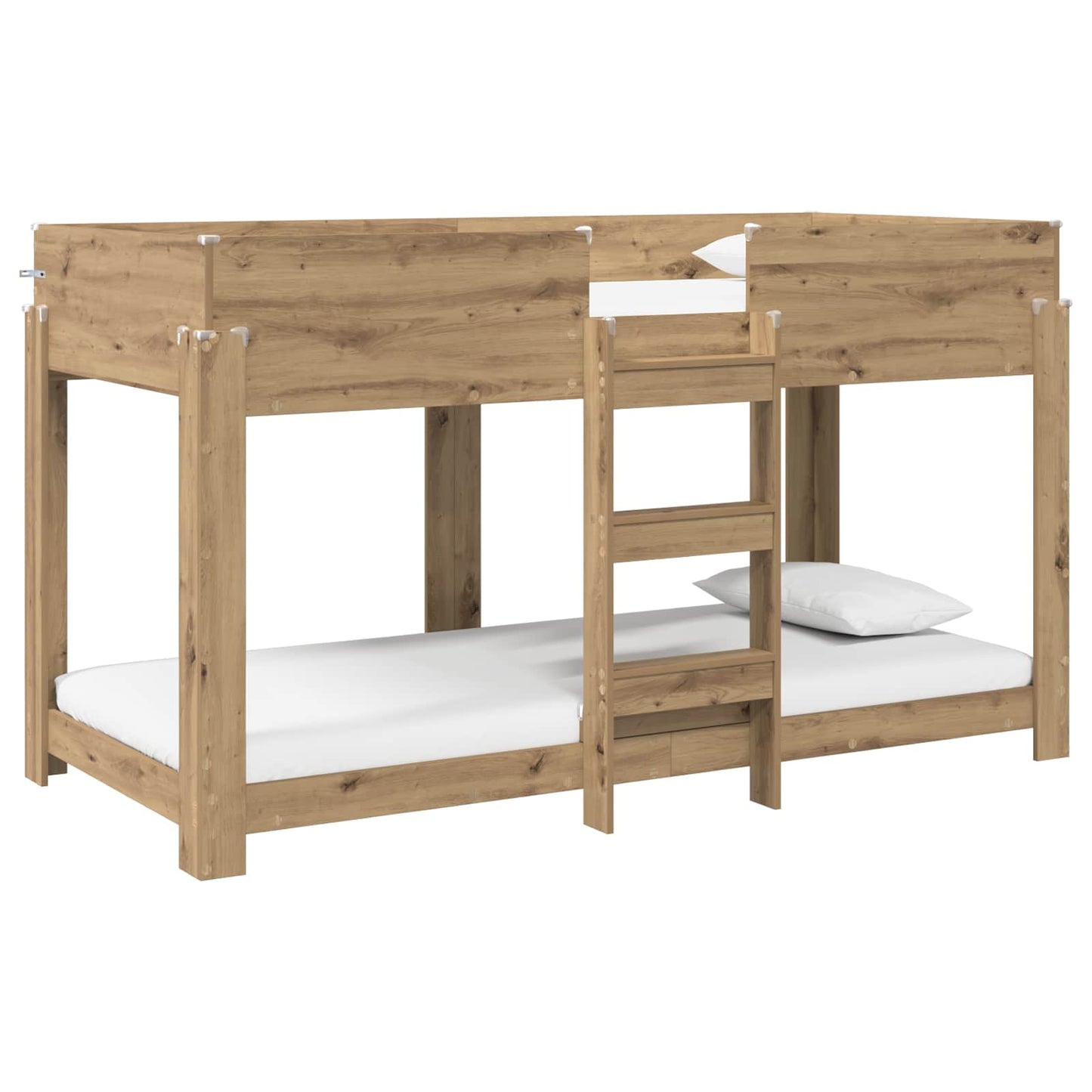 Bunk Bed for Kids Artisan Oak 90 x 200 cm Engineered Wood