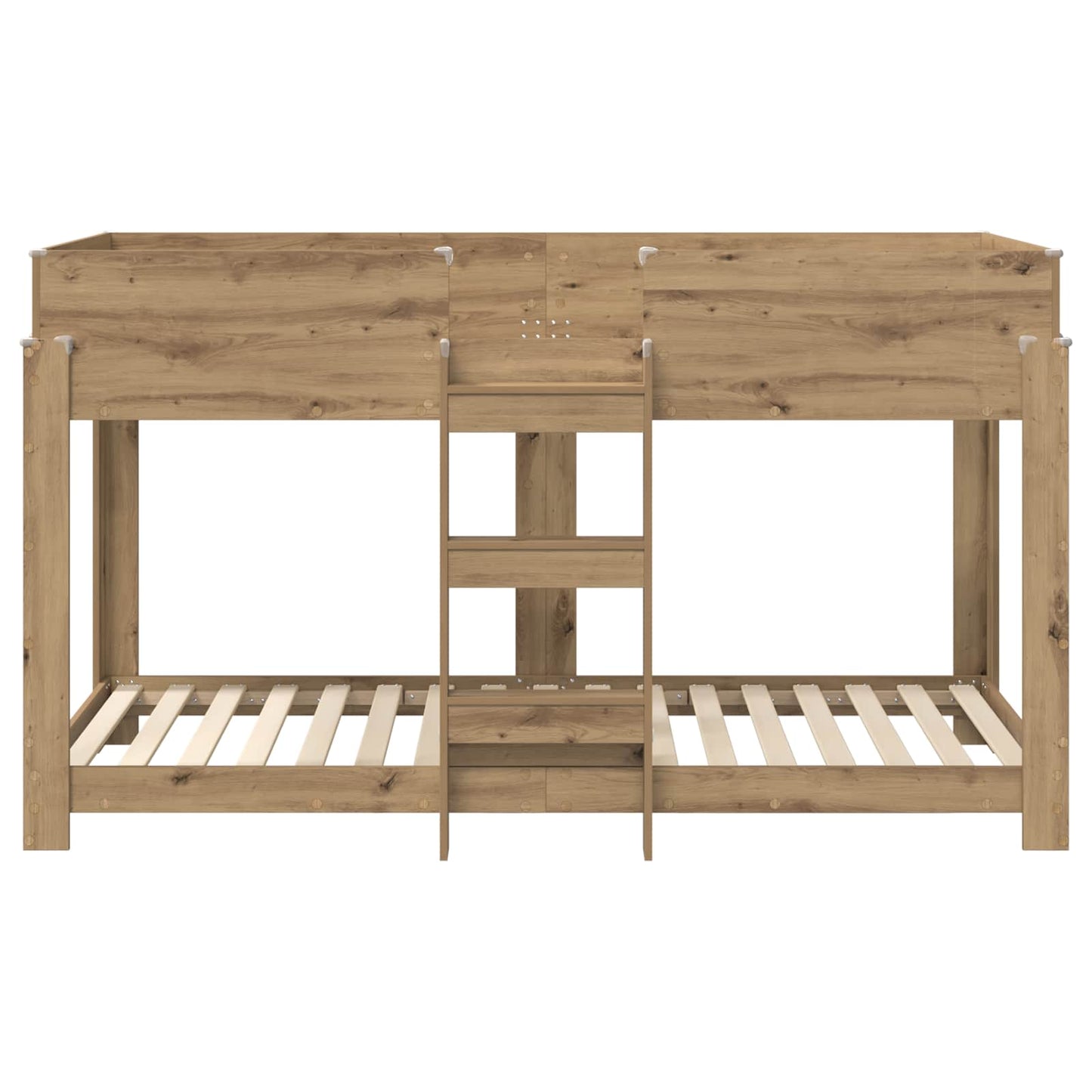 Bunk Bed for Kids Artisan Oak 90 x 200 cm Engineered Wood
