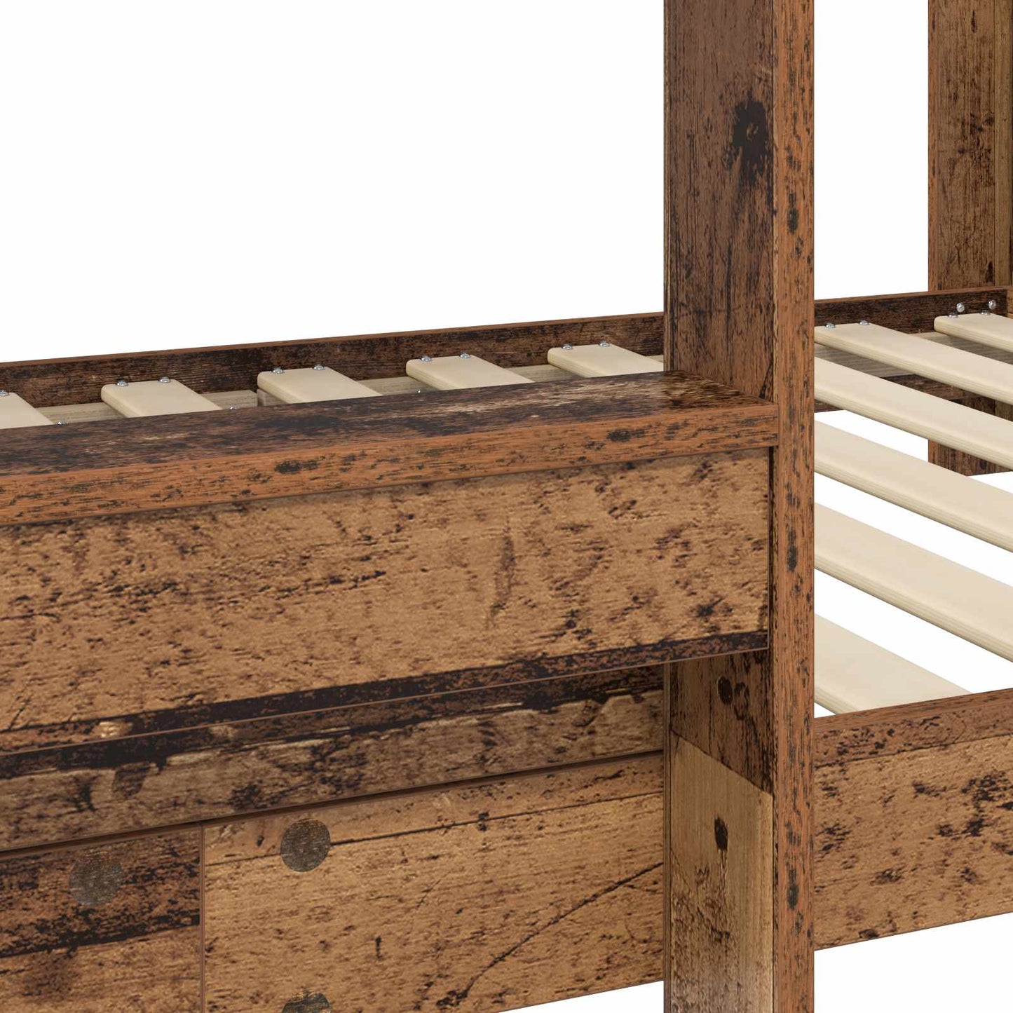 Bunk Bed for Kids Old Wood 80 x 200 cm Engineered Wood