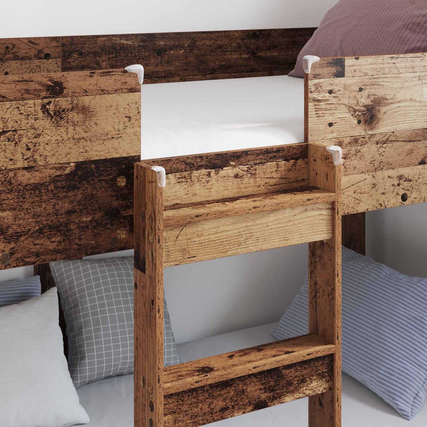 Bunk Bed for Kids Old Wood 80 x 200 cm Engineered Wood