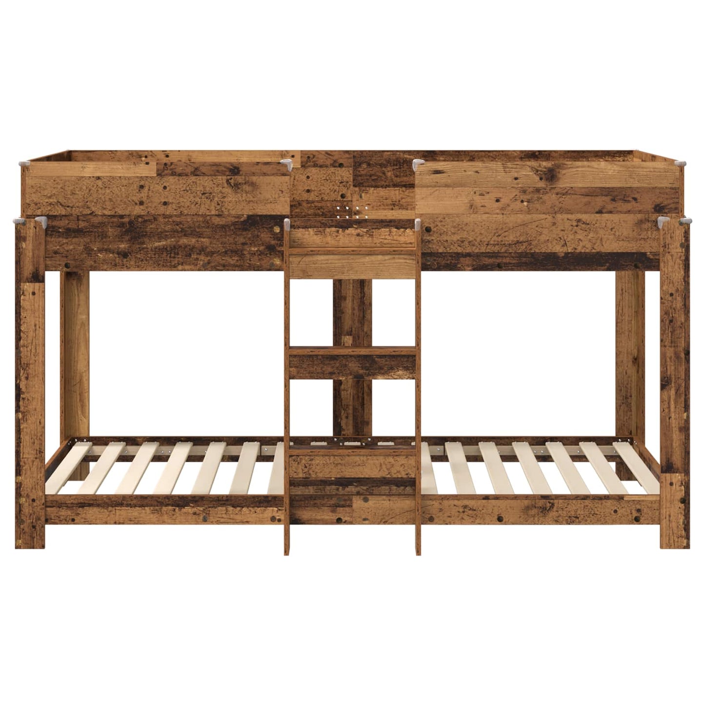 Bunk Bed for Kids Old Wood 80 x 200 cm Engineered Wood