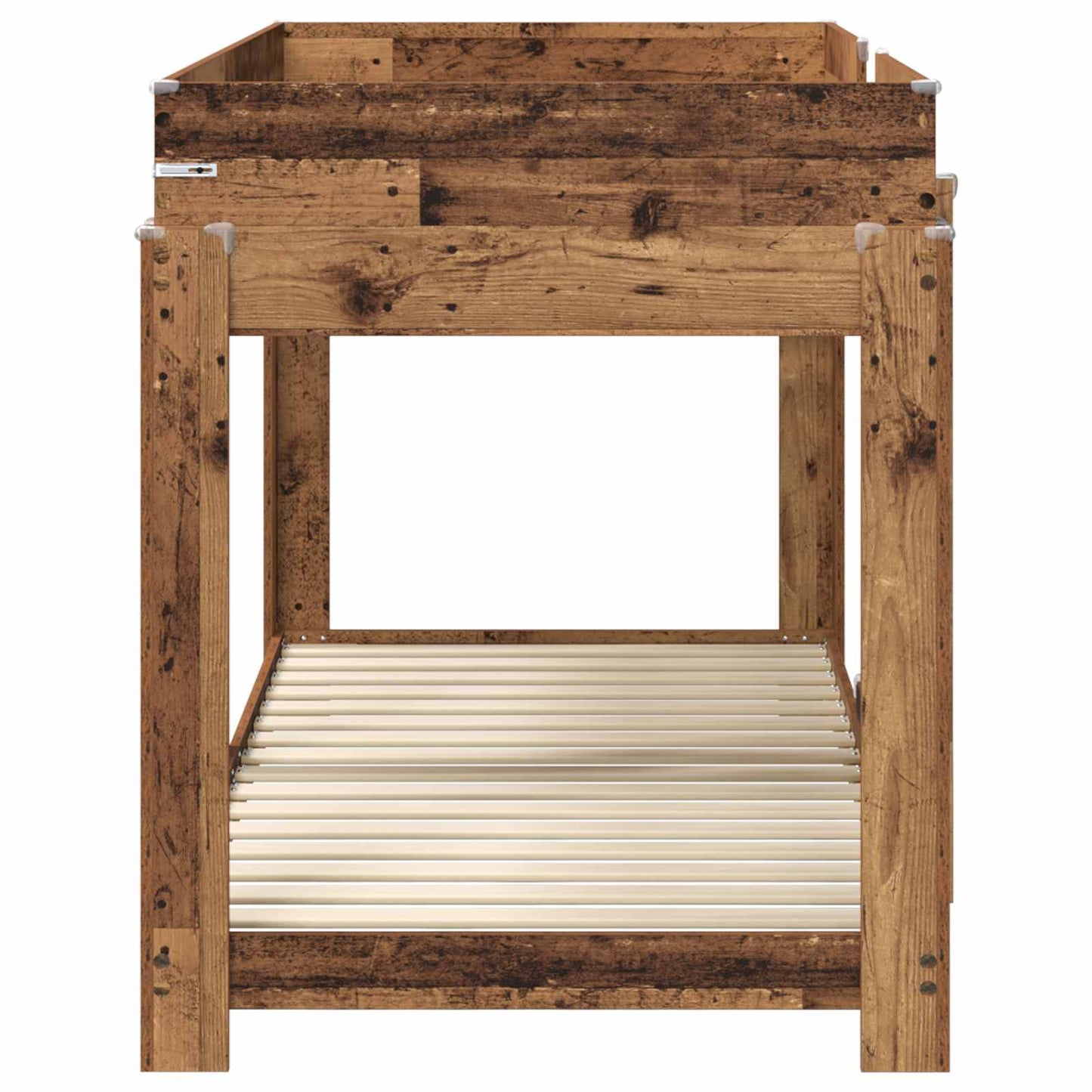 Bunk Bed for Kids Old Wood 80 x 200 cm Engineered Wood