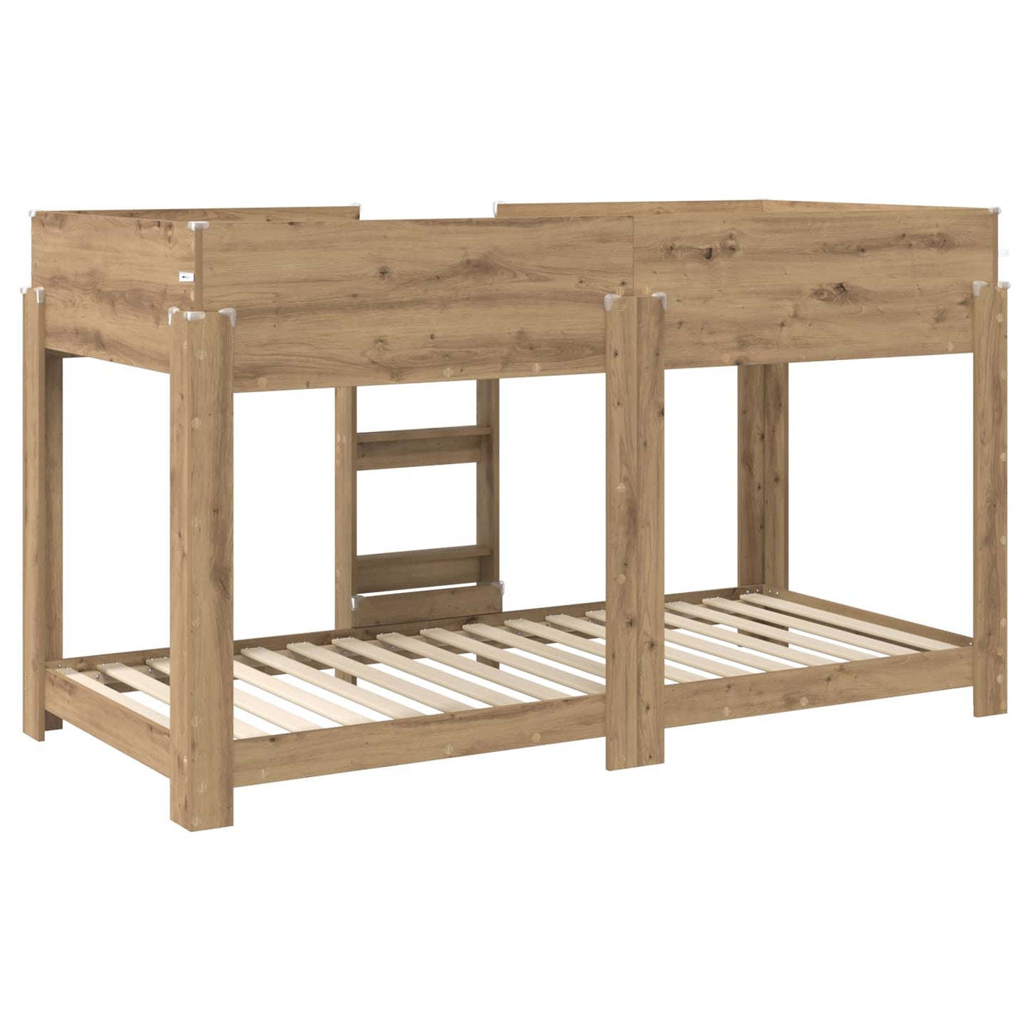 Bunk Bed for Kids Artisan Oak 80 x 200 cm Engineered Wood