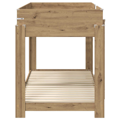 Bunk Bed for Kids Artisan Oak 80 x 200 cm Engineered Wood