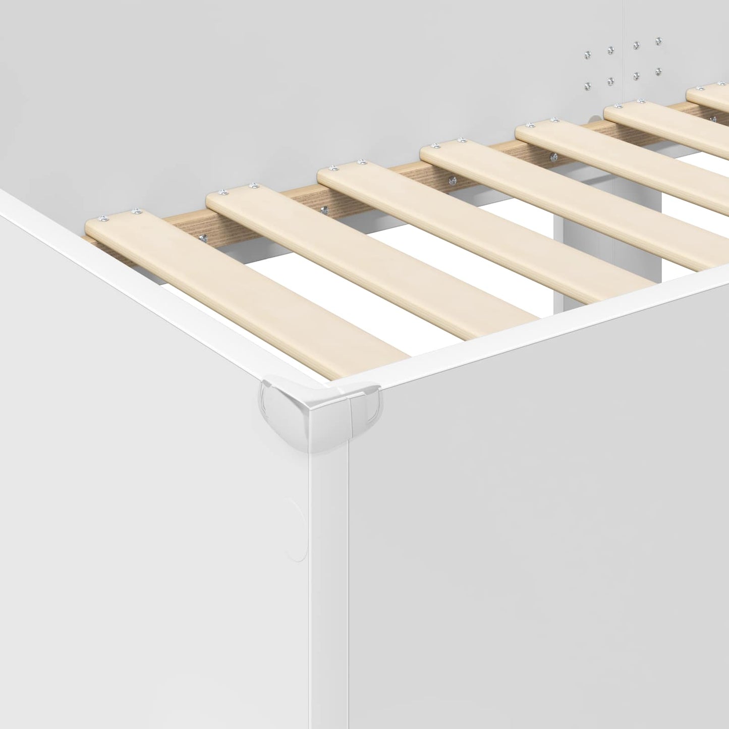 Bunk Bed for Kids White 100 x 190 cm Engineered Wood