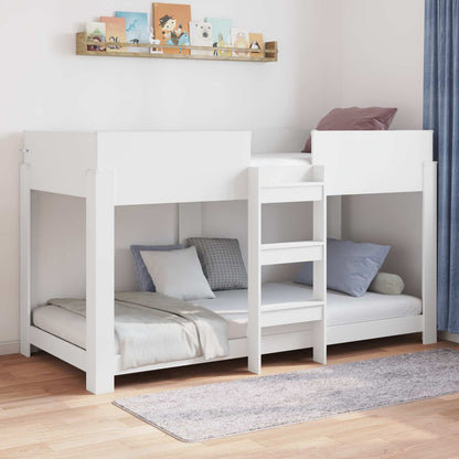 Bunk Bed for Kids White 100 x 190 cm Engineered Wood