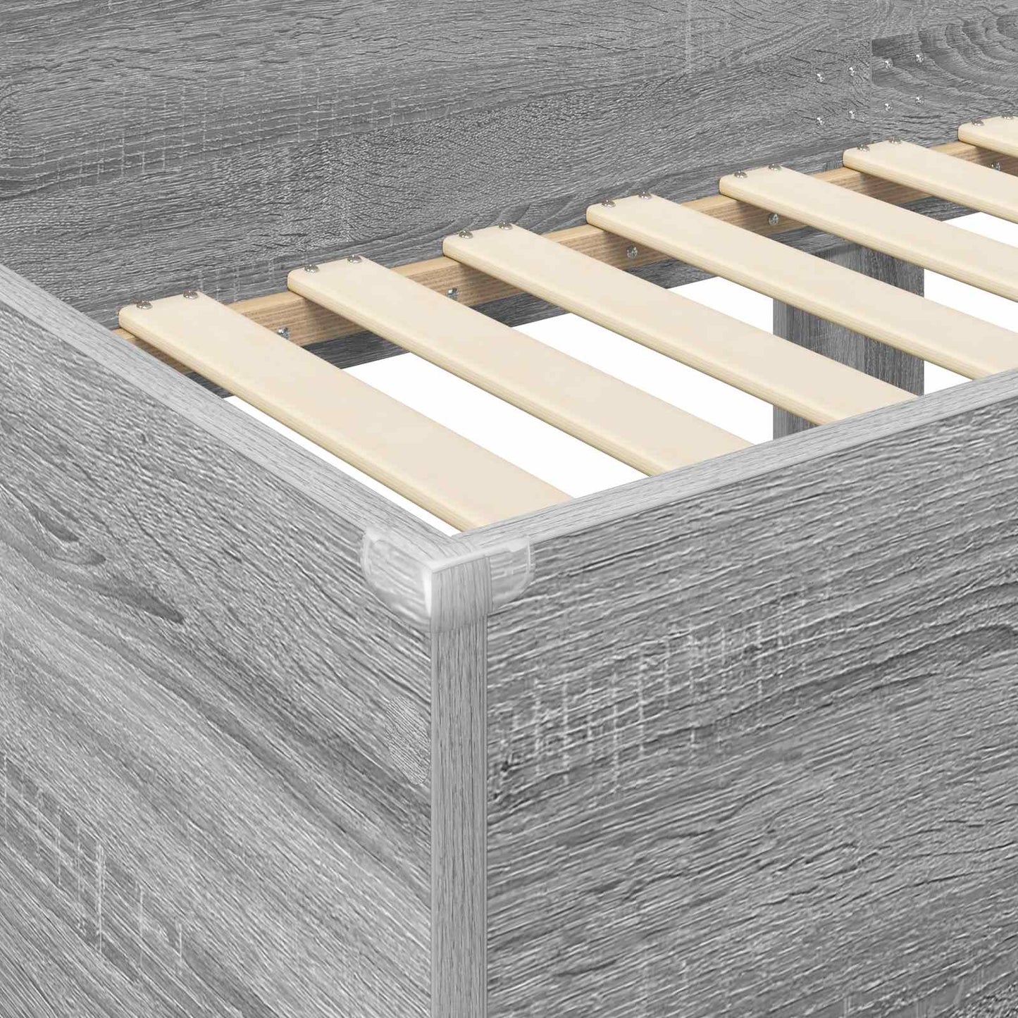 Bunk Bed for Kids Grey Sonoma 75 x 190 cm Engineered Wood